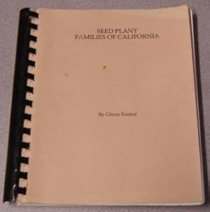 Immagine del venditore per Seed Plant Families of California venduto da Books of Paradise