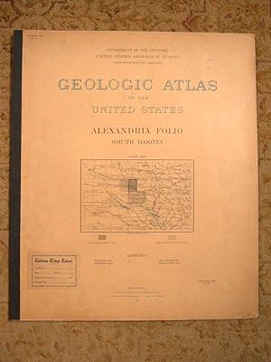 Bild des Verkufers fr GEOLOGIC ATLAS OF THE UNITED STATES; ALEXANDRIA FOLIO, SOUTH DAKOTA; FOLIO 100 zum Verkauf von Robert Gavora, Fine & Rare Books, ABAA