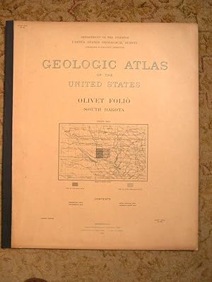 Bild des Verkufers fr GEOLOGIC ATLAS OF THE UNITED STATES; OLIVET FOLIO, SOUTH DAKOTA; FOLIO 96 zum Verkauf von Robert Gavora, Fine & Rare Books, ABAA