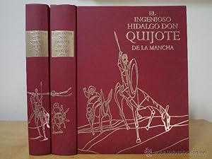 EL INGENIOSO HIDALGO DON QUIJOTE DE LA MANCHA. Volúmenes I-II: Obra Completa. CERVANTES SAAVEDRA....