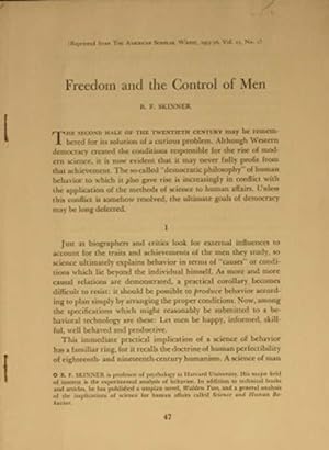 Freedom and the Control of Men