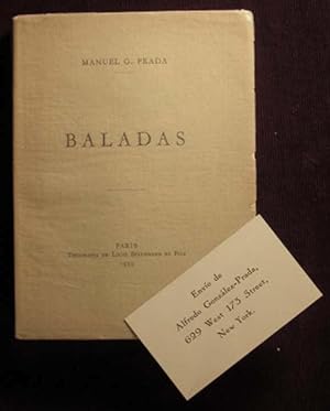 Baladas, ed. Alfredo Gonzalez Prada