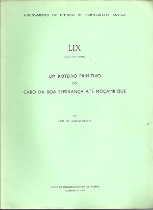 UM ROTEIRO PRIMITIVO DO CABO DA BOA ESPERANÇA ATÉ MOÇAMBIQUE