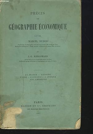 Seller image for PRECIS DE GOGRAPHIE CONOMIQUE. La France, l`Europe, l`Asie, l`Ocanie, l`Afrique, les Amriques. for sale by Le-Livre