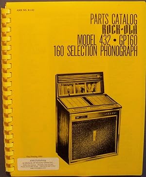 ROCK-OLA Parts Catalog MODEL 432-GP160 PHONOGRAPH