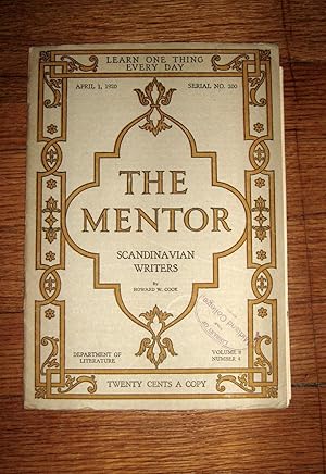 The Mentor Scandinavian Writers April 1 1920