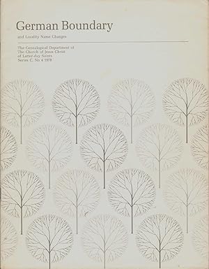 GERMAN BOUNDARY AND LOCALITY NAME CHANGES