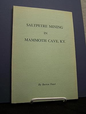 Saltpetre Mining in Mammoth Cave, KY.
