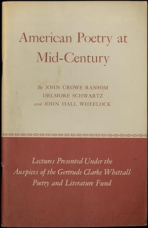 Image du vendeur pour American Poetry at Mid-Century mis en vente par Between the Covers-Rare Books, Inc. ABAA