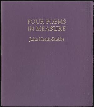 Bild des Verkufers fr Four Poems in Measure zum Verkauf von Between the Covers-Rare Books, Inc. ABAA