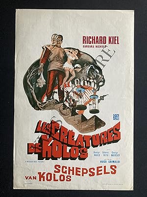 LES CREATURES DE KOLOS (THE HUMAN DUPLICATORS)-FILM DE HUGO GRIMALDI-1965-AFFICHE