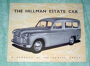 Bild des Verkufers fr The Hillman Estate Car. Illustrierter Faltprospekt mit 6 Seiten. Mit genauen technischen Angaben. zum Verkauf von Antiquariat  Lwenstein