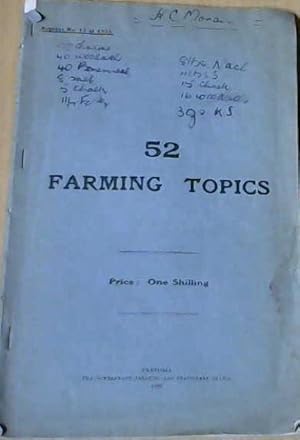 Bild des Verkufers fr 52 Farming Topics Reprint No. 43 of 1926 zum Verkauf von Chapter 1