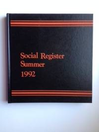 Seller image for Social Register Summer 1992 Volume CVI for sale by WellRead Books A.B.A.A.