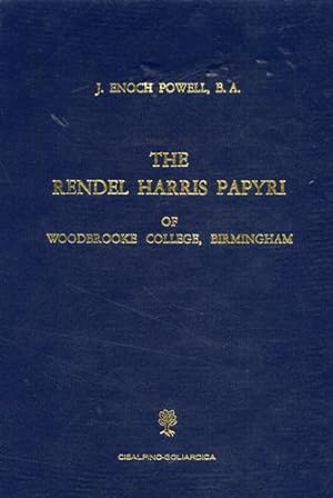 Bild des Verkufers fr The Rendel Harris Papyri of Woodbrooke College, Birmingham. zum Verkauf von FIRENZELIBRI SRL
