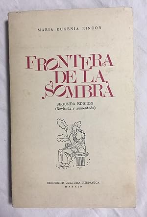 Imagen del vendedor de FRONTERA DE LA SOMBRA. Dedicado y firmado por la autora a la venta por Librera Sagasta