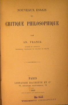 Image du vendeur pour Critique philosophique mis en vente par Antica Libreria Srl