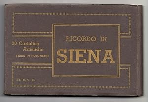 Seller image for Ricordo di Siena for sale by Libri Antichi e Rari di A. Castiglioni