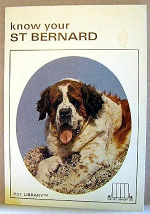 KNOW YOUR ST. BERNARD