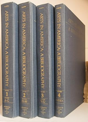 Bild des Verkufers fr Arts in America. A Bibliography. In Four Volumes zum Verkauf von J. Patrick McGahern Books Inc. (ABAC)