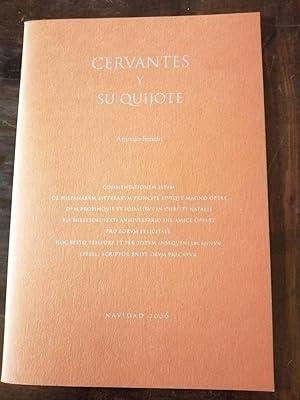 Image du vendeur pour Cervantes y su Quijote mis en vente par Perolibros S.L.