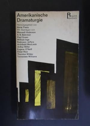 Bild des Verkufers fr Amerikanische Dramaturgie zum Verkauf von Antiquariat Strter