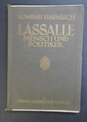 Seller image for Lassalle - Mensch und Politiker for sale by Antiquariat Strter