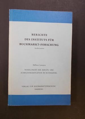 Seller image for Wandlungen der Berufs- und Ausbildungsituation im Buchhandel for sale by Antiquariat Strter