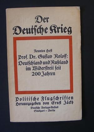 Deutschland und Rußland im Widerstreit seit 200 Jahren