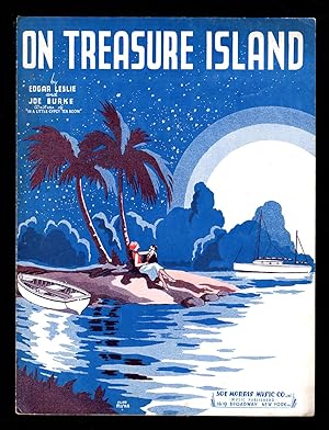 On Treasure Island / 1935 Original Vintage Sheet Music (Edgar Leslie, Joe Burke). Classic Cliff M...