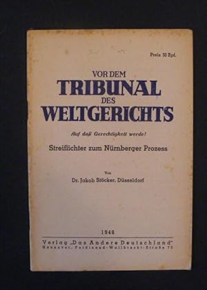 Vor dem Tribunal des Weltgerichts