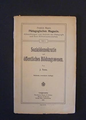 Seller image for Sozialdemokratie und ffentliches Bildungswesen for sale by Antiquariat Strter