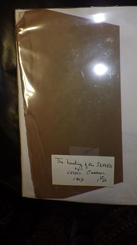 Seller image for Hunting Of The Snark, The & Other Poems & Verses, 'The Hunting of the Snark' is a Nonsense Poem About a Group of Adventurers Hunting a Legendary Beast. Front and Lower Edges Outer Pages Untrimmed, Some Leaves Unopened. Top Outer Pgs Edges Gold Gilt, for sale by Bluff Park Rare Books