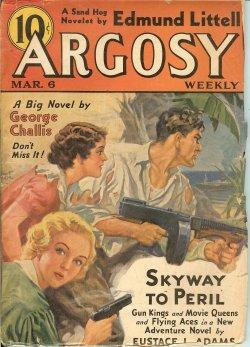 Imagen del vendedor de ARGOSY Weekly: March, Mar. 6, 1937 ("Z Is for Zombie") a la venta por Books from the Crypt