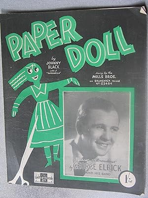 Imagen del vendedor de Paper Doll - Recorded By George Elrick and His Band a la venta por EbenezerBooks
