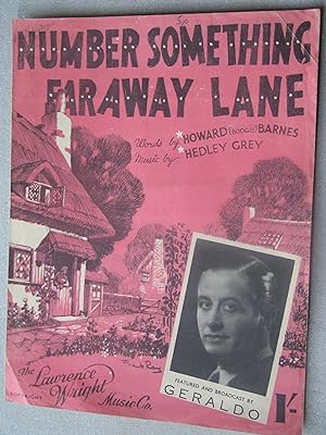 Immagine del venditore per Number Something Faraway Lane - as Recorded By Geraldo venduto da EbenezerBooks