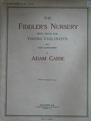 Imagen del vendedor de The Fiddler's Nursery - First Pieces for Young Violinists with Piano Accompaniment a la venta por EbenezerBooks