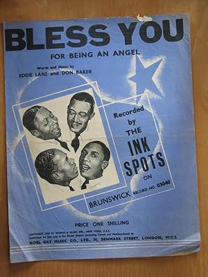 Seller image for Bless You for Being an Angel - as Recorded by the Ink Spots for sale by EbenezerBooks