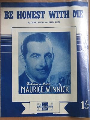 Bild des Verkufers fr Be Honest with Me - Sung By Maurice Winnick zum Verkauf von EbenezerBooks