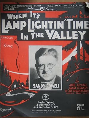 Immagine del venditore per When It's Lamp Lightin' Time in the Valley - Sung By Sandy Powell venduto da EbenezerBooks