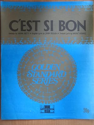 Seller image for C'est Si Bon for sale by EbenezerBooks