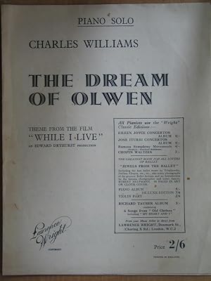 The Dream of Olwen - Theme from the Film While I Live