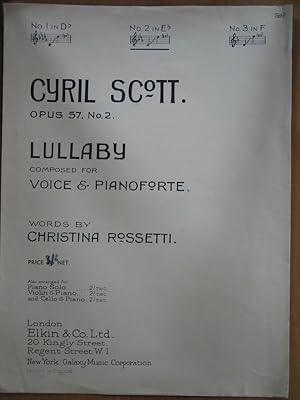 Lullaby - Composed for Voice and Piano