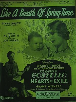 Seller image for Like a Breath of Spring Time - Them from Film "Hearts in Exile" for sale by EbenezerBooks