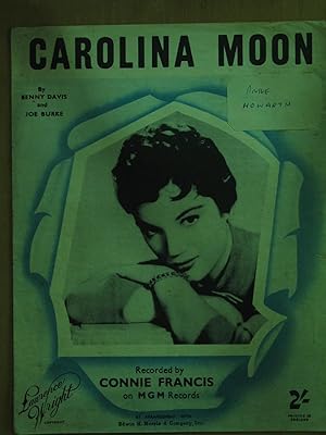 Imagen del vendedor de Caroline Moon - Sung By Connie Francis a la venta por EbenezerBooks