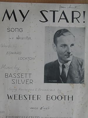 Imagen del vendedor de My Star! - Sung By Webster Booth a la venta por EbenezerBooks