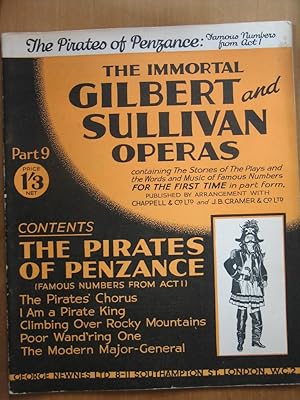 Imagen del vendedor de The Immortal Gilbert and Sullivan Operas Part 9 - the Pirates of Penzance Act 1 a la venta por EbenezerBooks