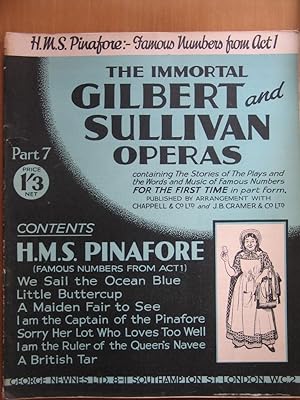 Imagen del vendedor de The Immortal Gilbert and Sullivan Operas Part 8 - H.M.S. Pinafore - Act 1 a la venta por EbenezerBooks