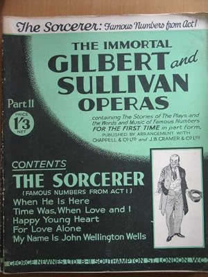 Imagen del vendedor de The Immortal Gilbert and Sullivan Operas Part 11 - The Sorcerer - Act 1 a la venta por EbenezerBooks