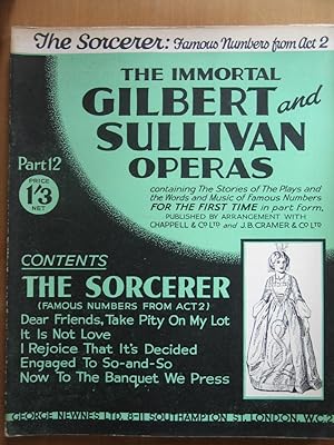 Imagen del vendedor de The Immortal Gilbert and Sullivan Operas Part 12 - The Sorcerer - Act 2 a la venta por EbenezerBooks